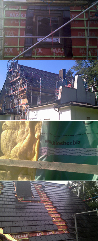 Steildachsanierung durch die Dachdeckerei Delvos aus Mnchengladbach